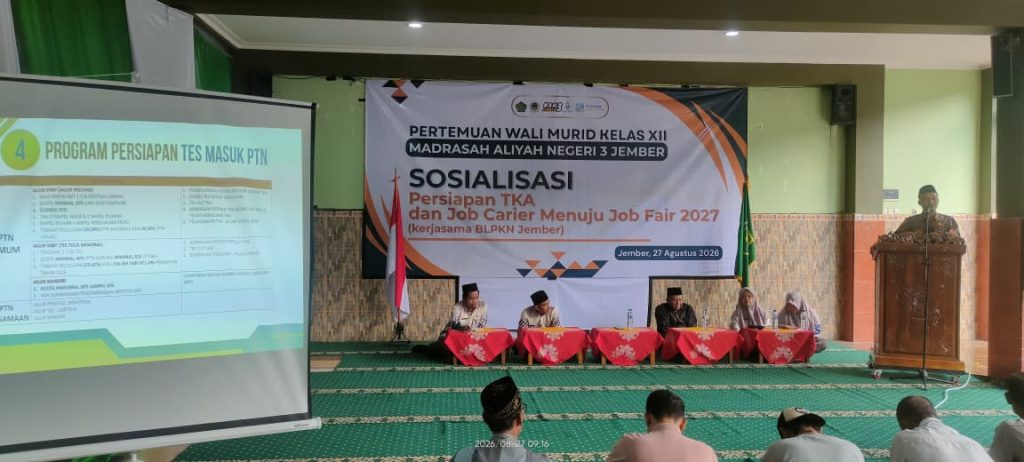 Pertemuan wali murid kelas XII